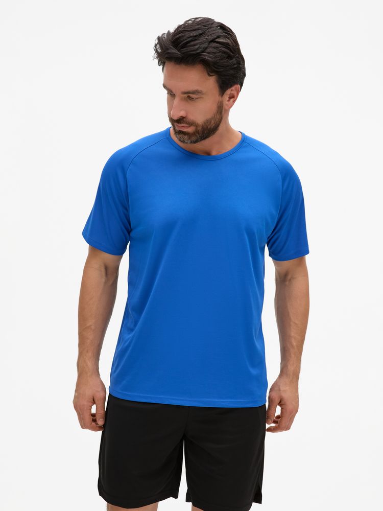 Футболка унисекс Sporty 140 ярко-синяя, размер 3XL