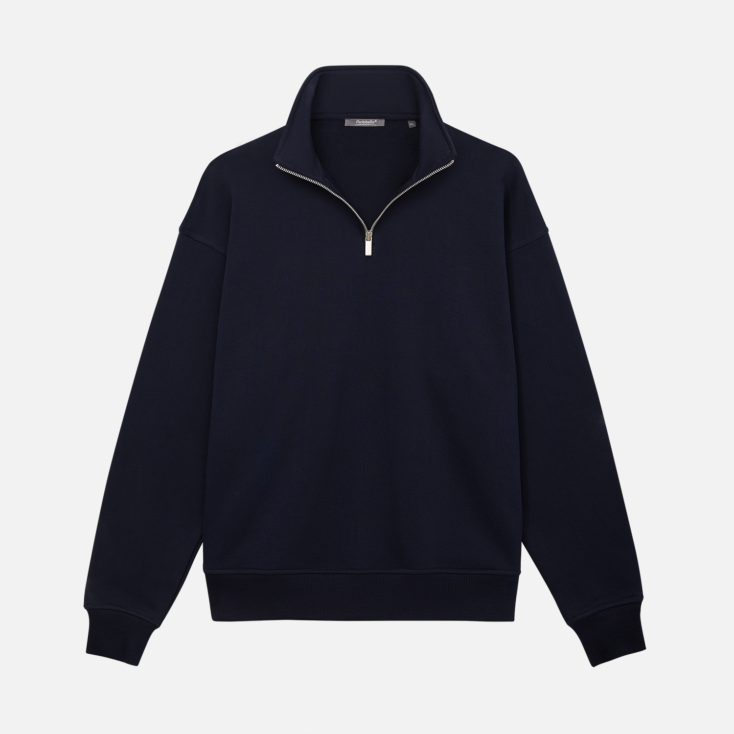 Толстовка на молнии унисекс Флоу (Flow), темно-синяя, размер 3XL/4XL