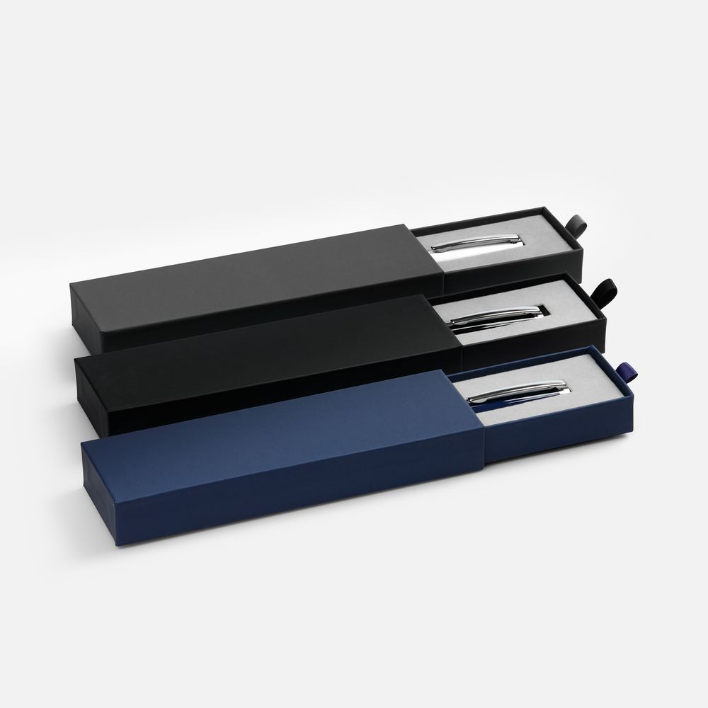 Ручка шариковая Letra Chrome в футляре фото на сайте Print Logo.