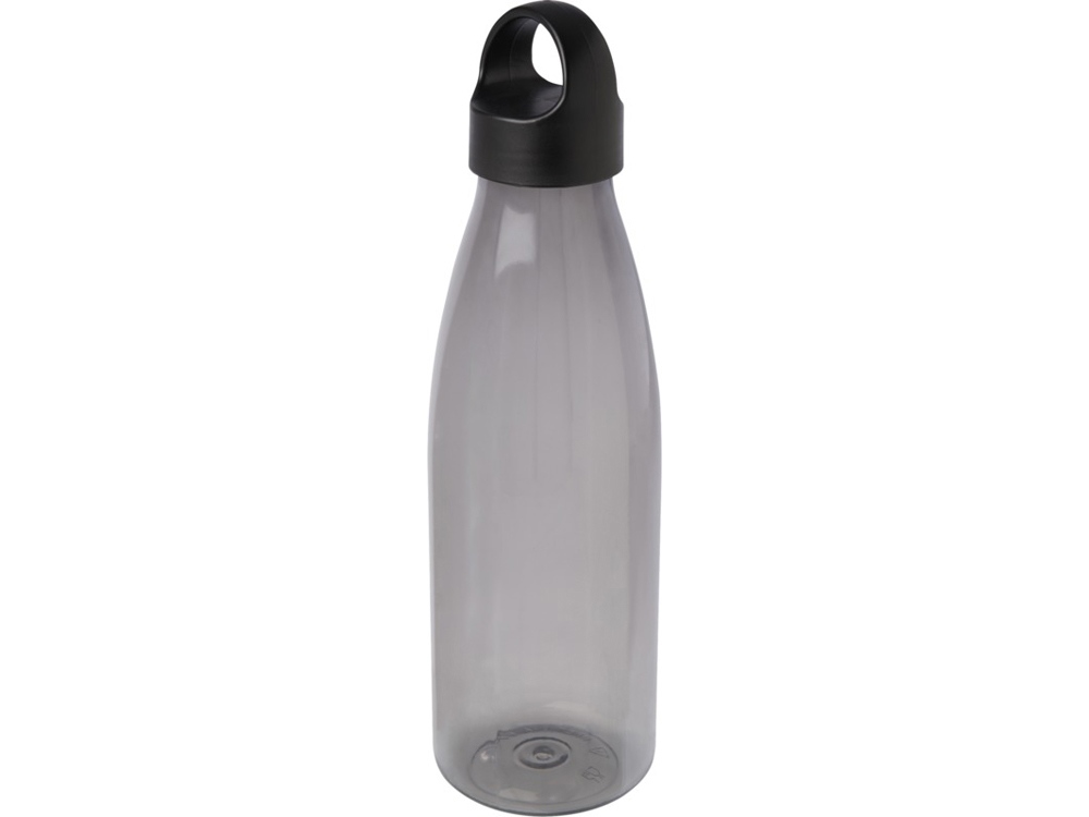 Bergen бутылка для воды объемом 800 мл из переработанной пластмассы, сплошной черный