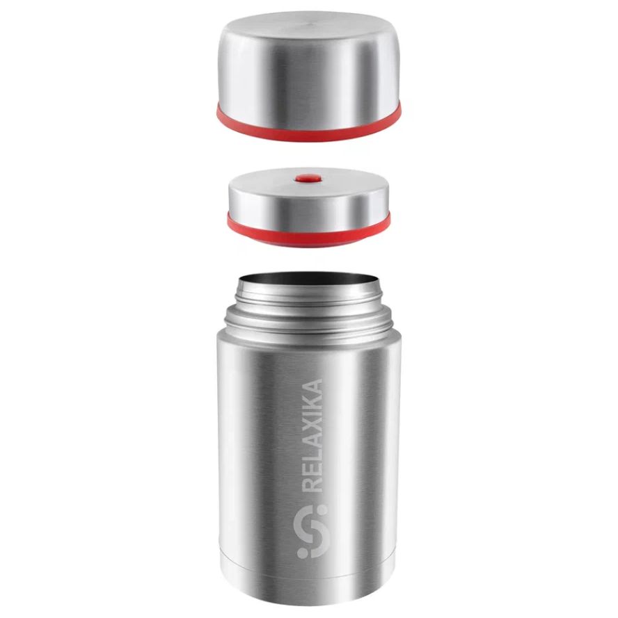 Термос для еды Relaxika 1200, в чехле фото на сайте Print Logo.