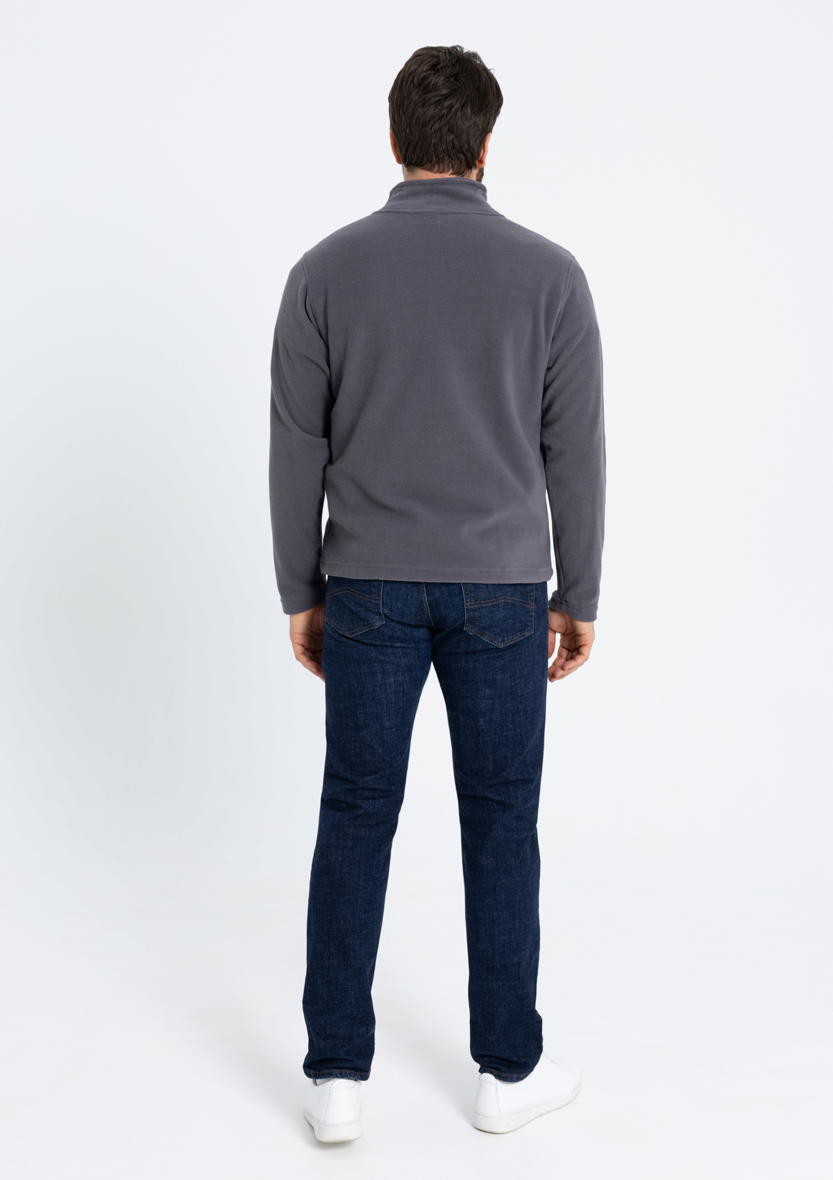 Толстовка унисекс STAN на молнии микрофлис 200, 21, Тёмно-серый,  (100/1)  (52/XL)