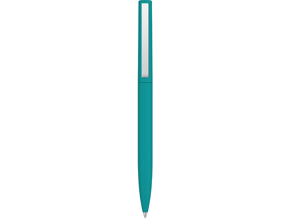 Шариковая ручка  Bright F Gum soft-touch, бирюзовый