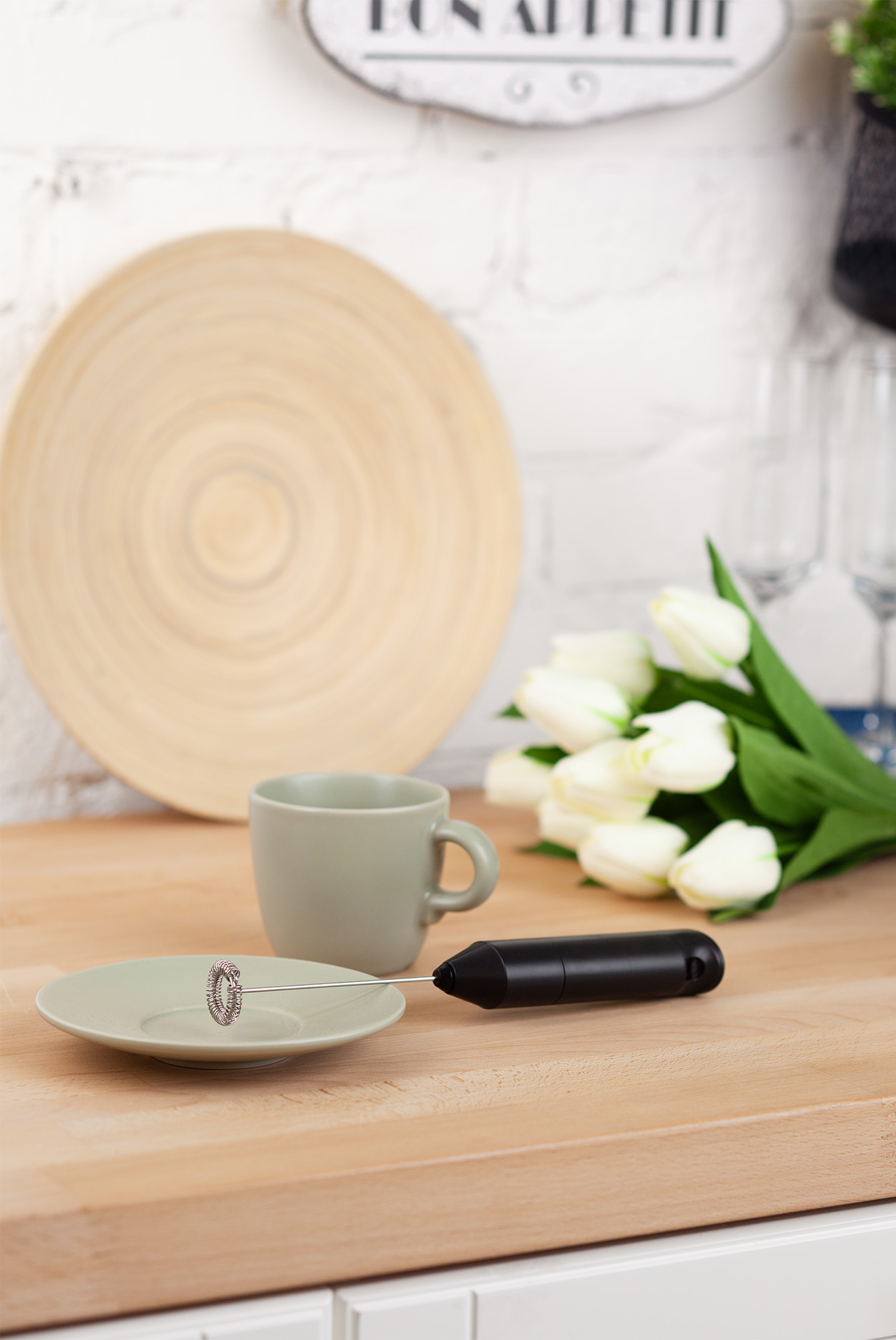 Капучинатор электрический "Модерн" — пример нанесения логотипа () | Print Logo