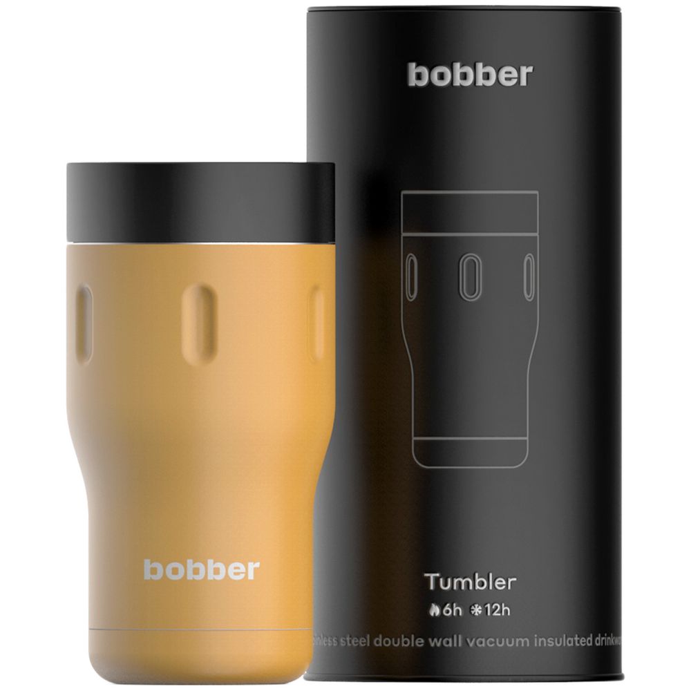Термостакан Tumbler 350, вакуумный — пример нанесения логотипа (bobber) | Print Logo