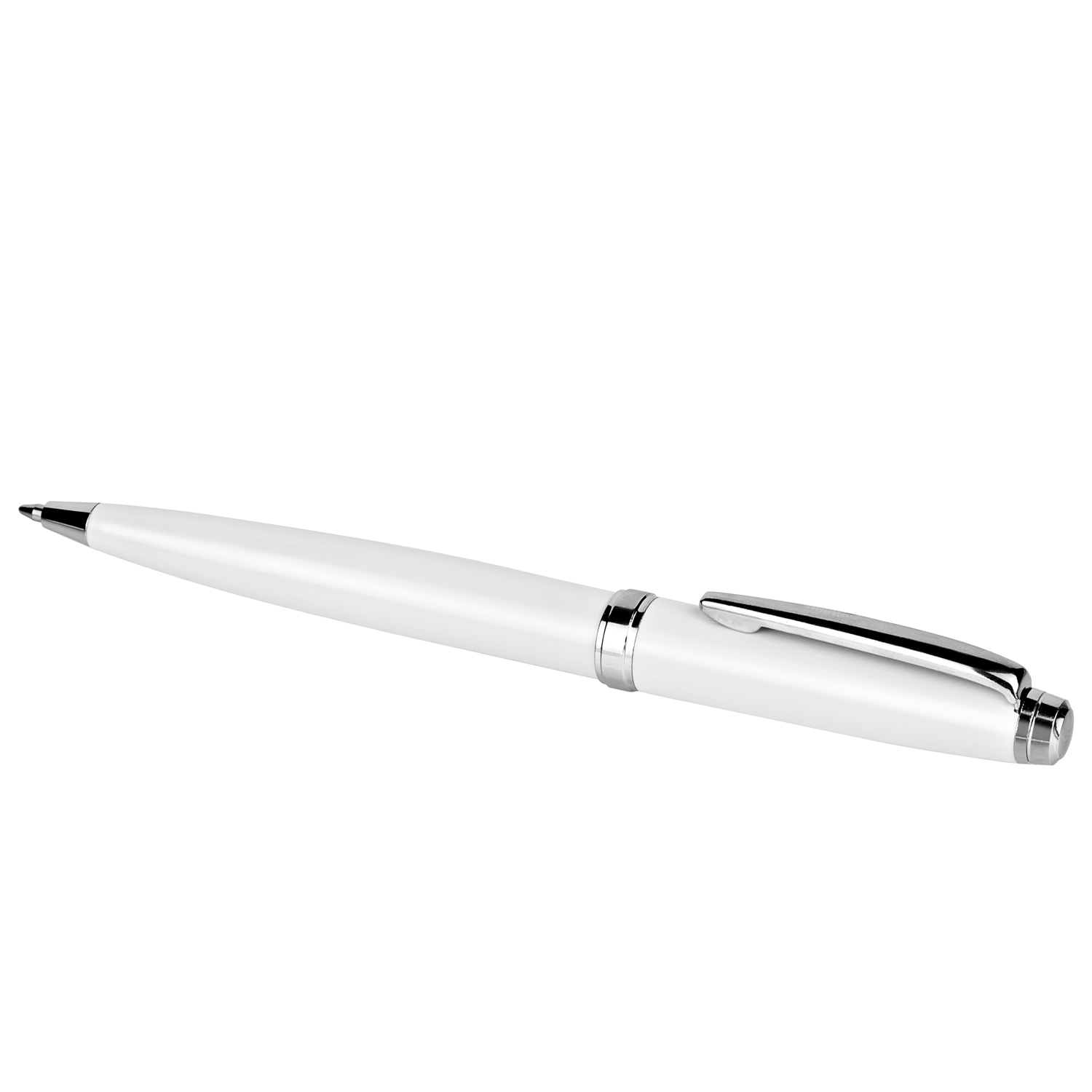 Шариковая ручка Lyon, черная/серебро фото на сайте Print Logo.