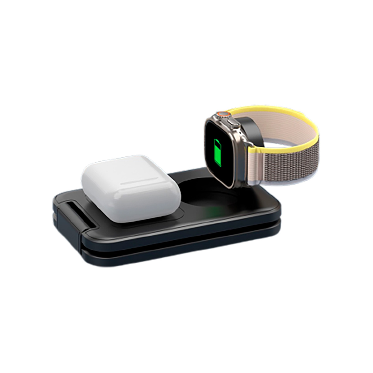 Складная беспроводная (15W) зарядная станция "Slap" с MagSafe фото на сайте Print Logo.