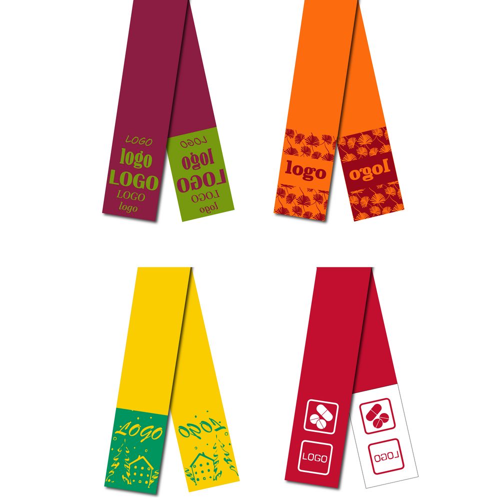 Шарф на заказ Tricksy Rand, M с логотипом сделано в России | Print Logo