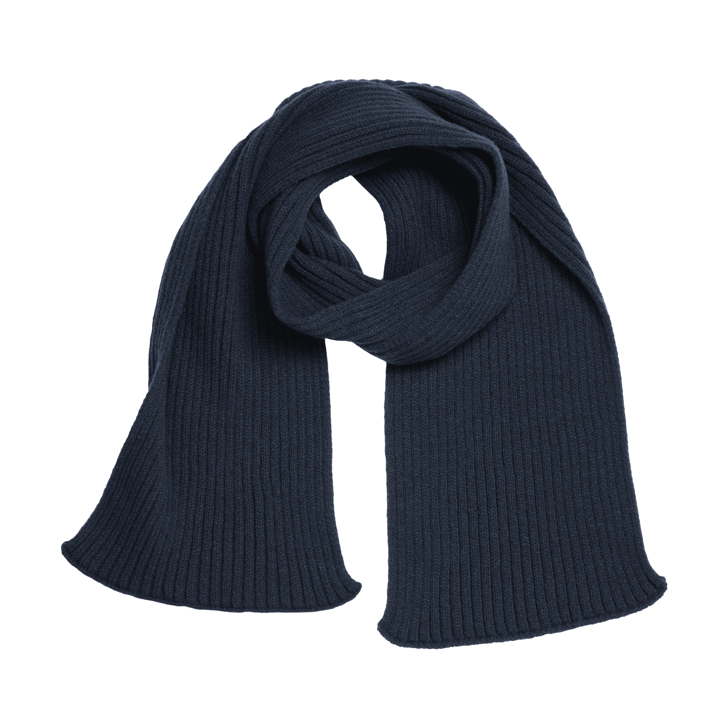 Шарф Форгес (Forges) вязаный, синий