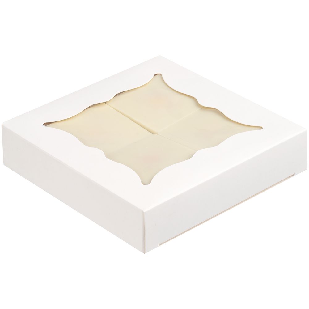 Набор из 4 печений Dream White — пример нанесения логотипа (сделано в России) | Print Logo