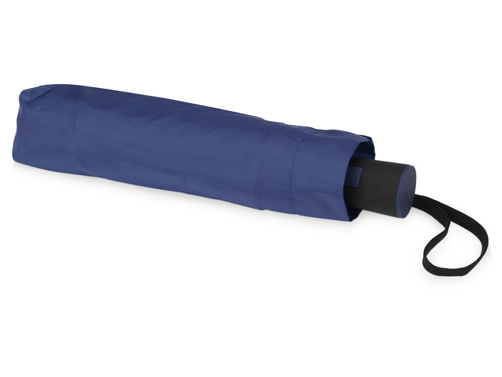 Зонт складной Irvine, полуавтоматический, 3 сложения, с чехлом, темно-синий
