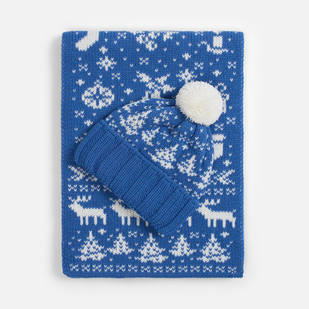 Шарф Holidale — пример нанесения логотипа (teplo) | Print Logo