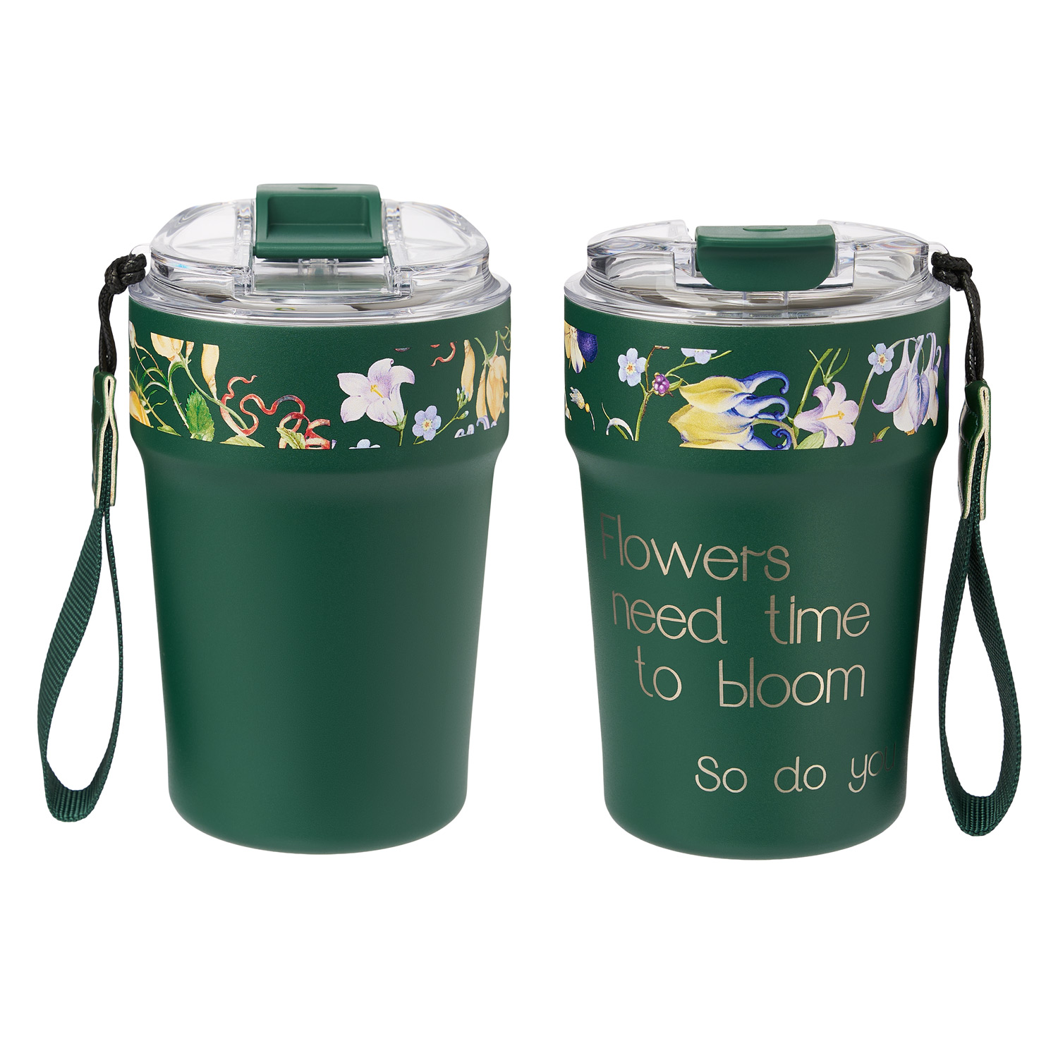 Термокружка вакуумная Монако, темно-зеленая