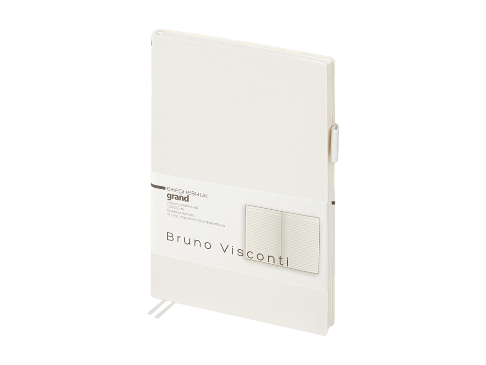Ежедневник недатированный А5 Grand с логотипом Bruno Visconti | Print Logo