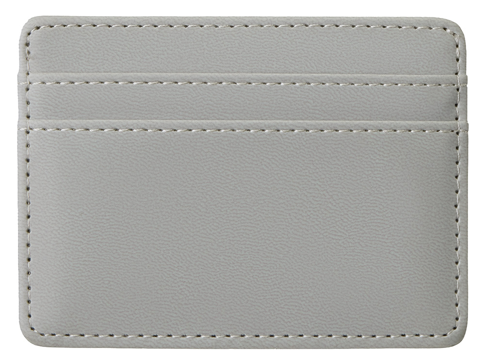 Картхолдер для двух карт и наличных денег с зажимом Crave, светло-серый