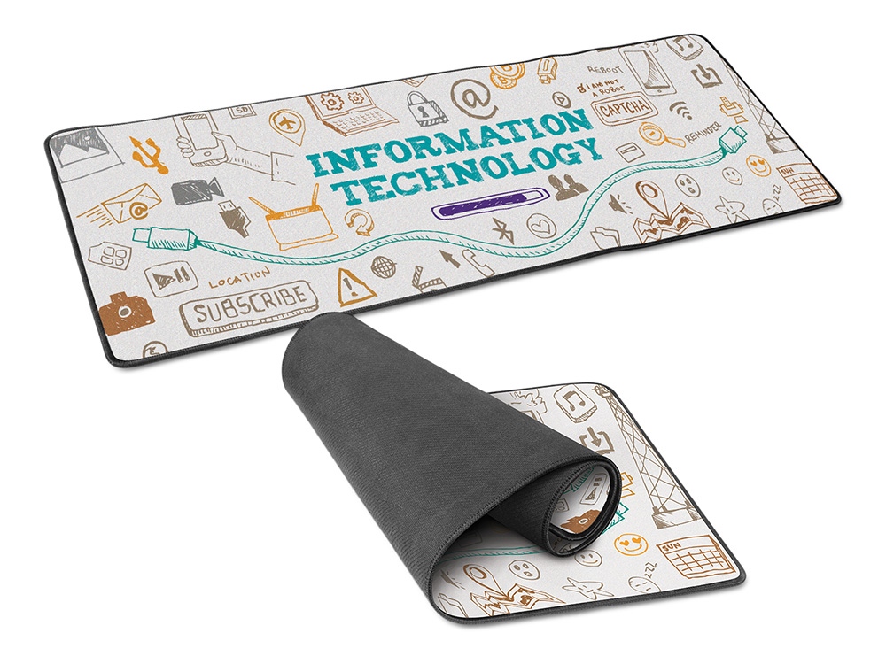 Настольный коврик для мышки и клавиатуры с возможностью полноцветной печати с логотипом  | Print Logo