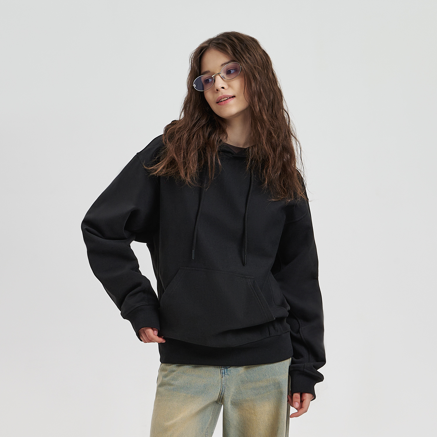 Худи релакс унисекс Адвенче (Adventure), черный, размер 3XL/4XL