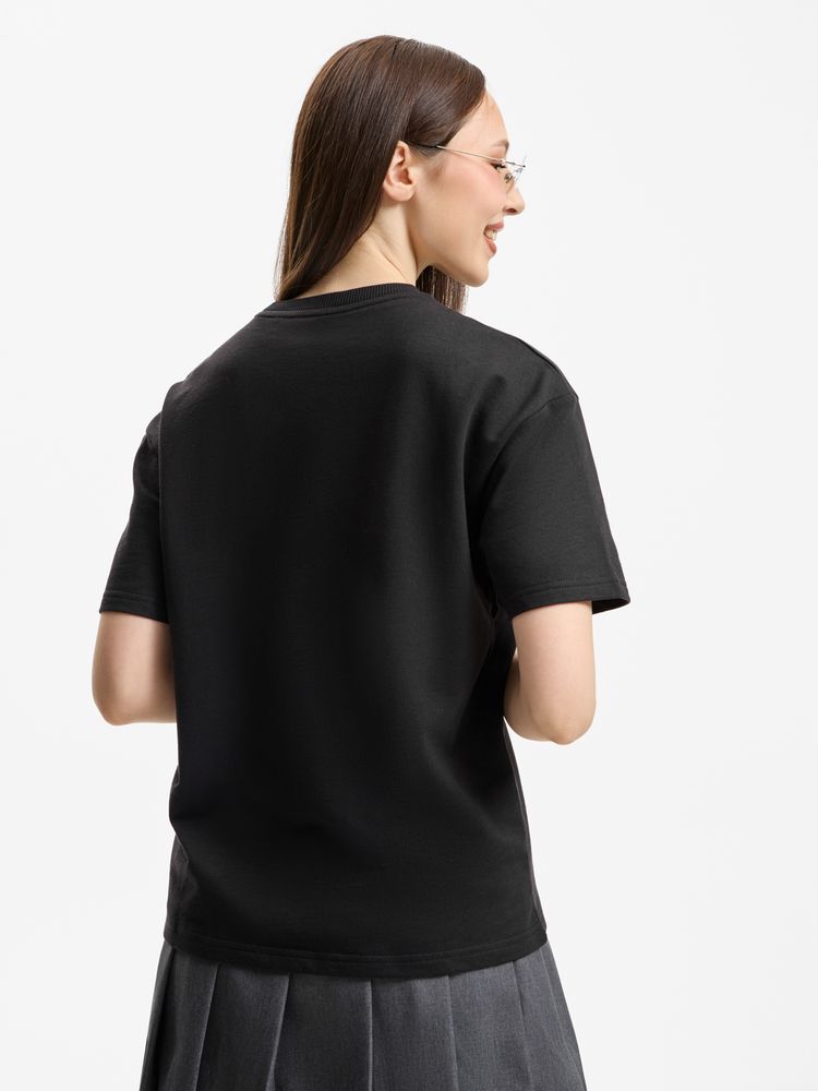 Футболка унисекс Durington, черная, размер M/L