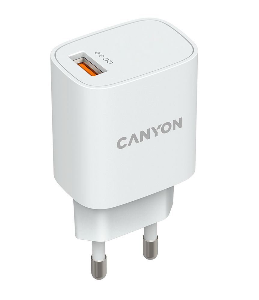 Сетевое зарядное устройство Canyon Quick Charge фото на сайте Print Logo.
