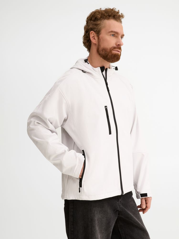 Куртка мужская с капюшоном Replay Men 340 белая, размер 3XL