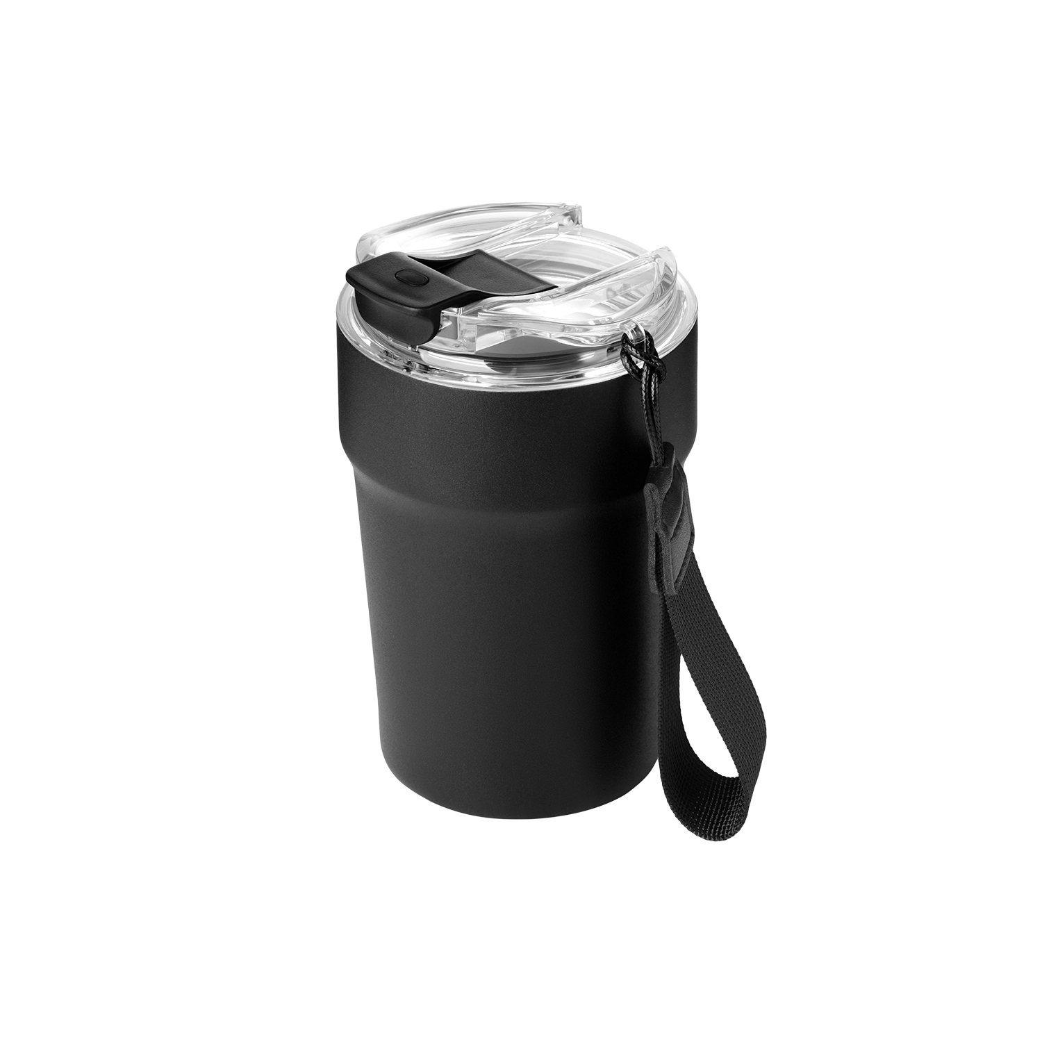 Термокружка вакуумная Монако, черная