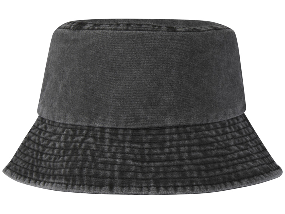 Панама Mitica стираная - Сплошной черный