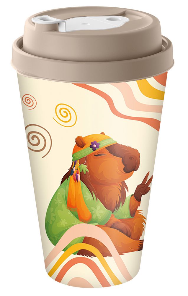 Стакан с крышкой Tumbler на заказ фото на сайте Print Logo.