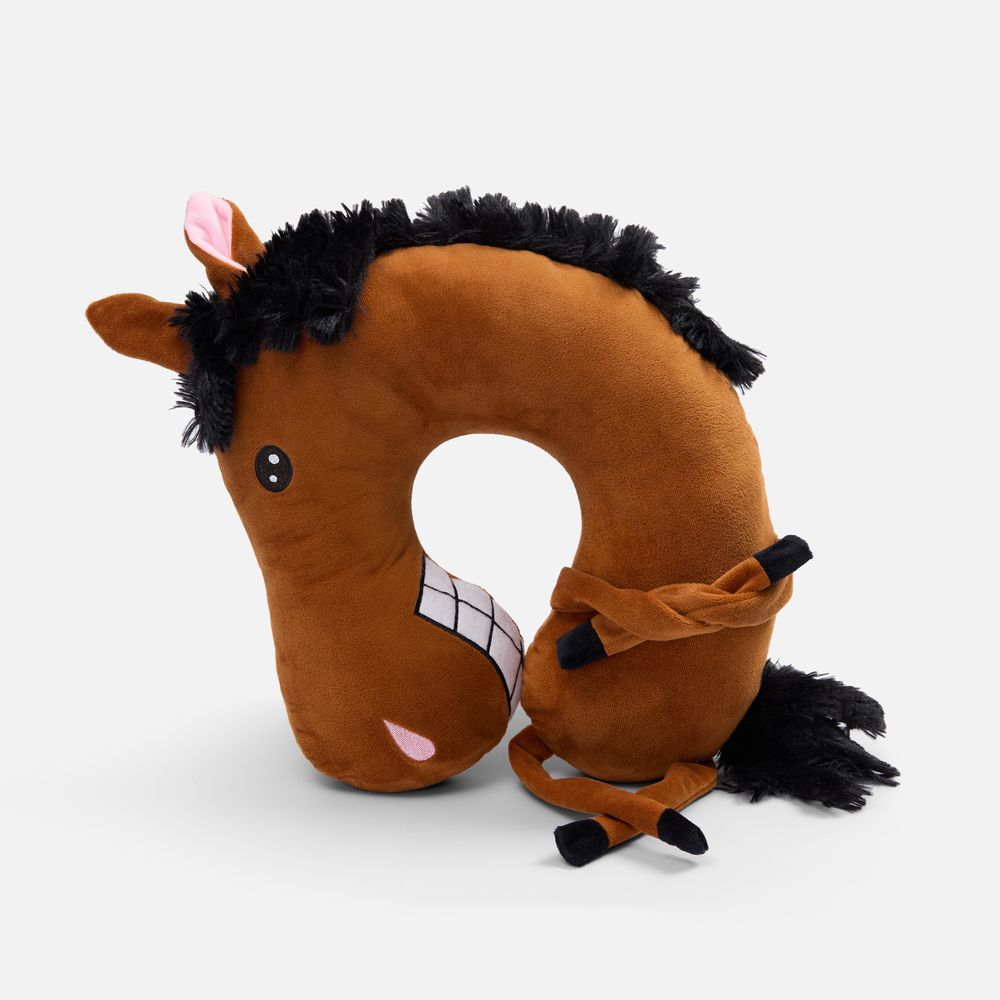 Подушка под шею «Озорконь» с логотипом сделано в России | Print Logo