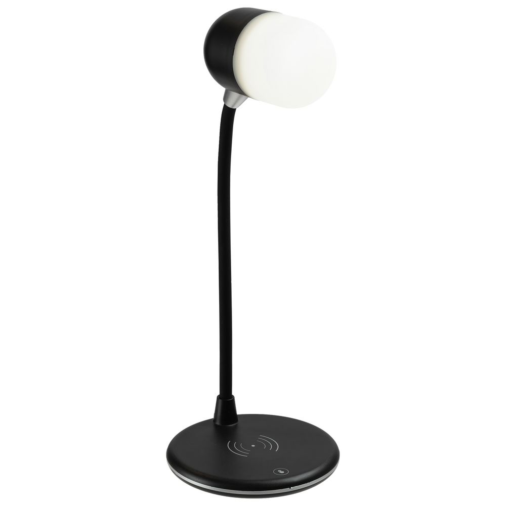 Лампа с колонкой и беспроводной зарядкой lampaTon фото на сайте Print Logo.