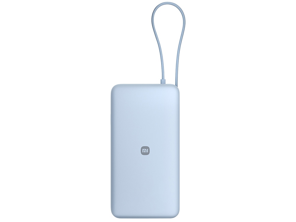 Внешний аккумулятор со встроенным кабелем Xiaomi 67W Power Bank 20000 (Integrated Cable) Ice Blue