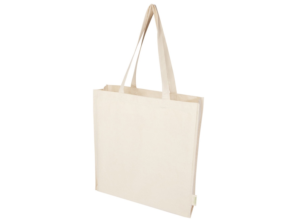 Эко-сумка из органического материала с полной ластовицей Orissa с логотипом  | Print Logo