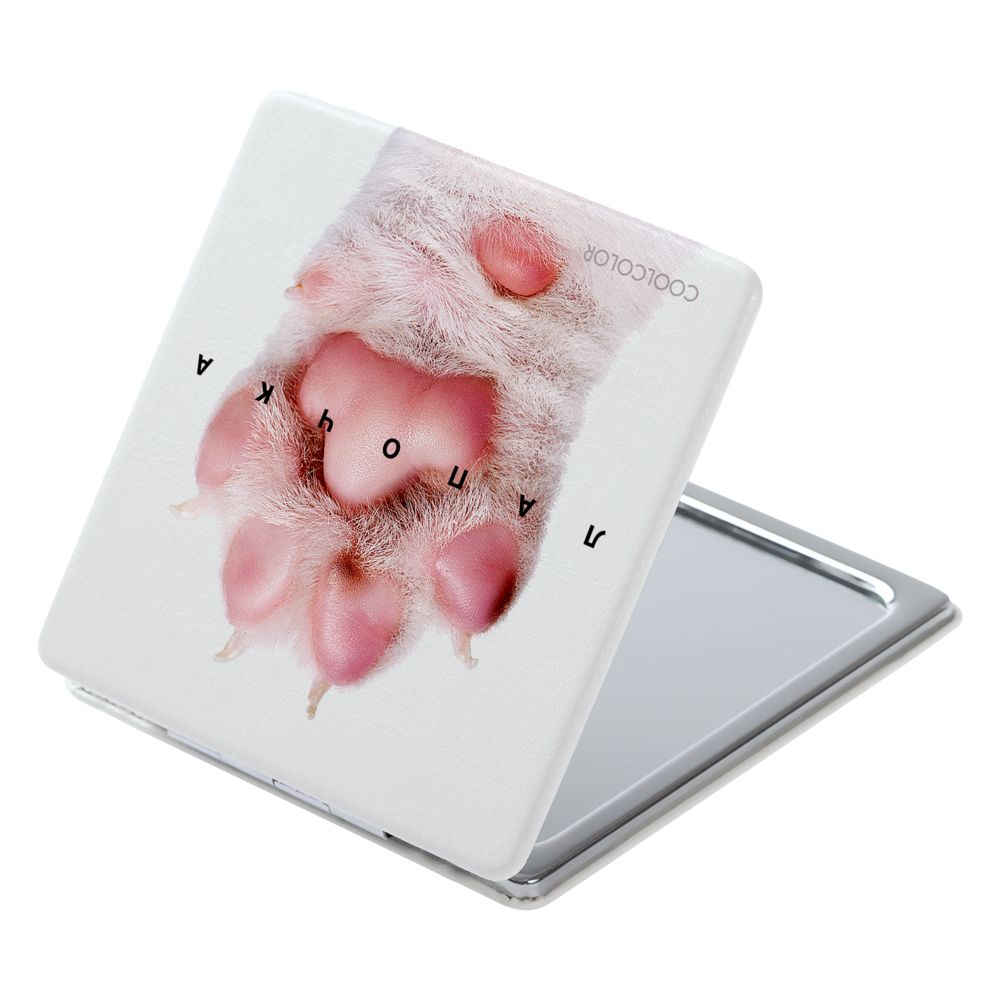 Зеркало «Кис-Kiss» — пример нанесения логотипа (CoolColor) | Print Logo