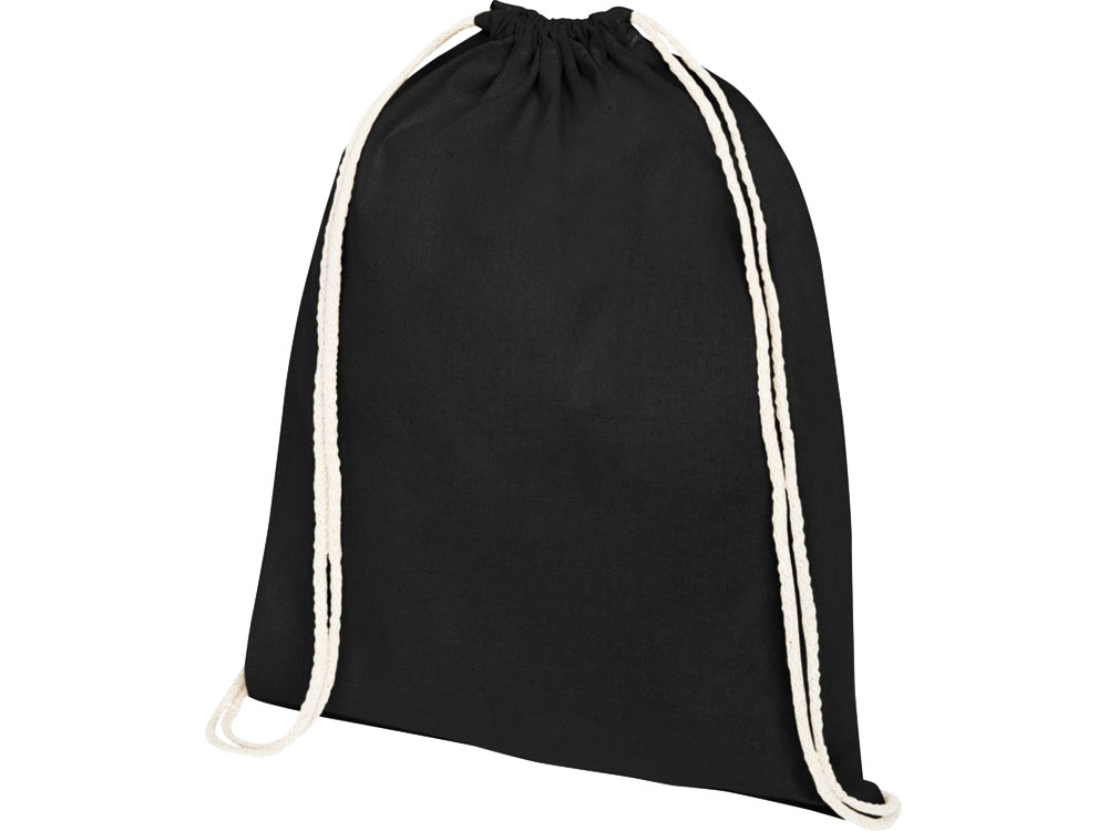 Рюкзак со шнурком Tenes из хлопка 140 г/м² с логотипом  | Print Logo
