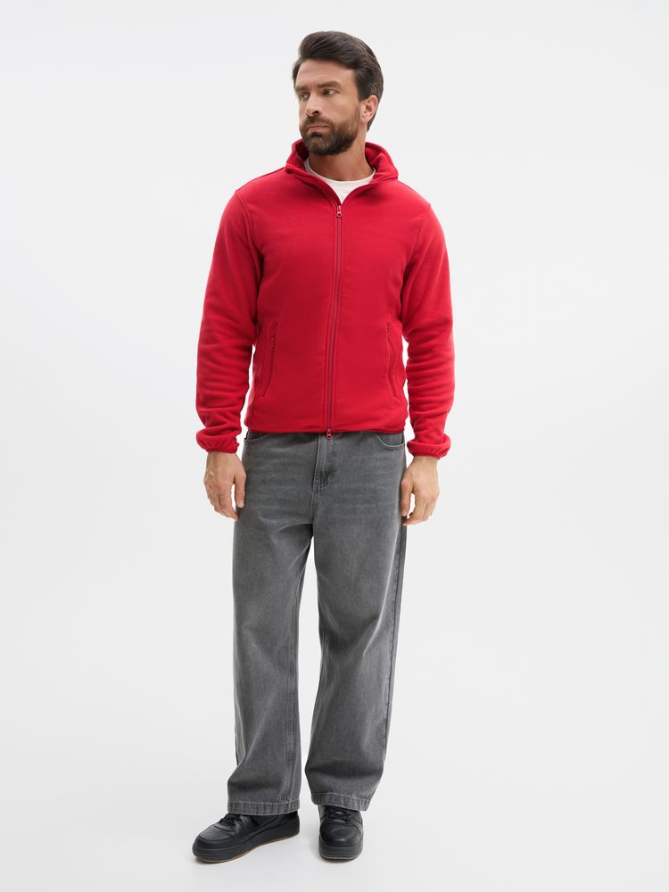 Куртка флисовая унисекс Ben Mac, красная, размер M