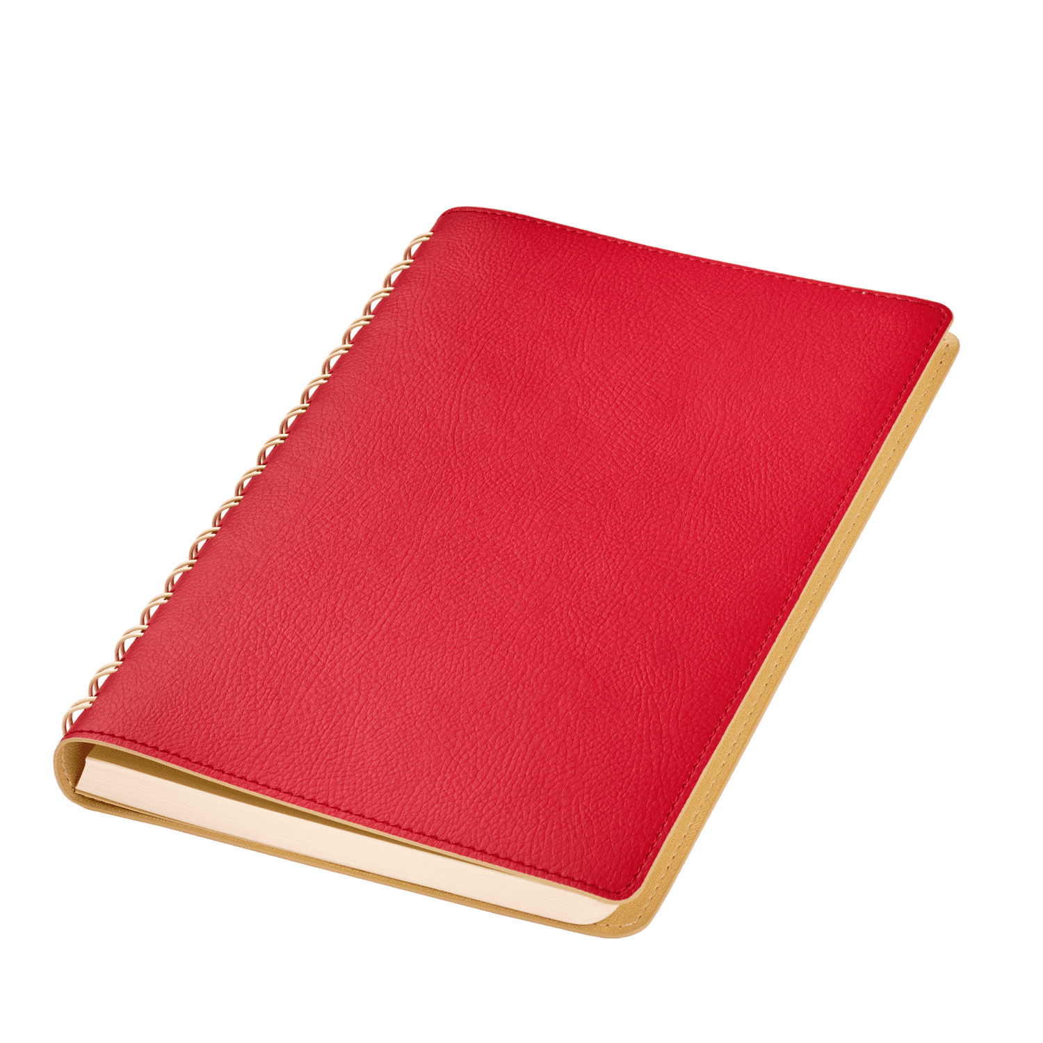 Ежедневник Виста (Vista) недатированный, красный/бежевый