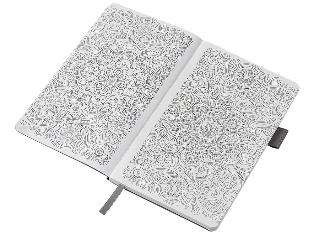 Блокнот Vision Trend А5 в гибкой обложке, серый