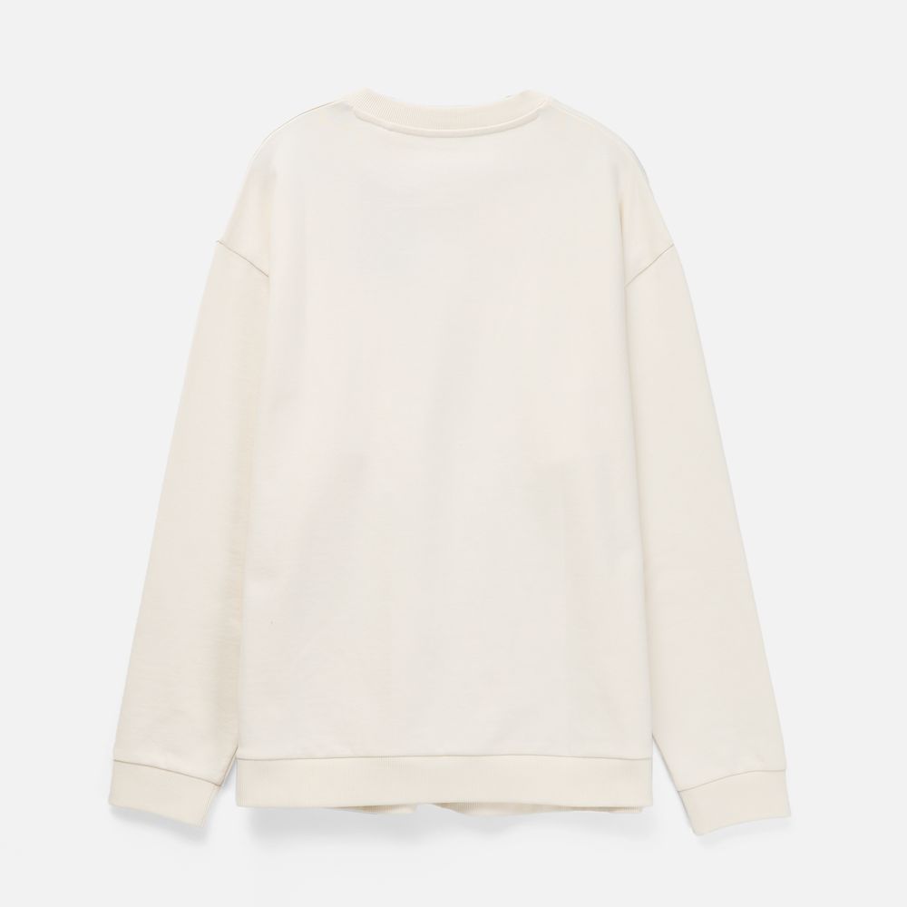 Свитшот унисекс Sinkopa, молочно-белый, размер XL/XXL