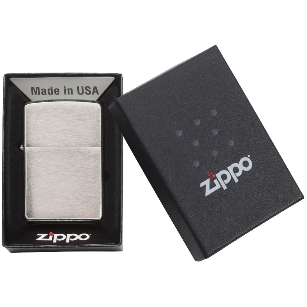 Зажигалка Zippo Classic Brushed фото на сайте Print Logo. 