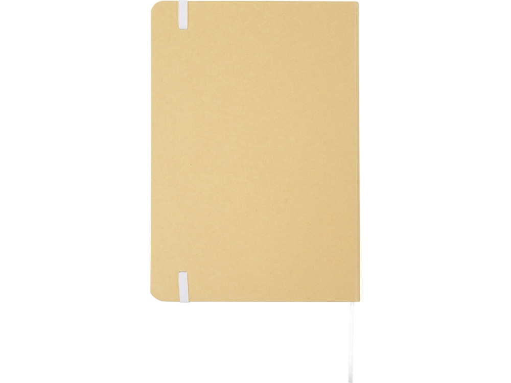 Nelida блокнот формата А5 в твердой обложке из переработанного картона - Белый