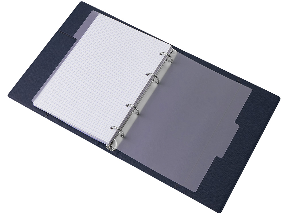 Блокнот на кольцах Favor, темно-синий