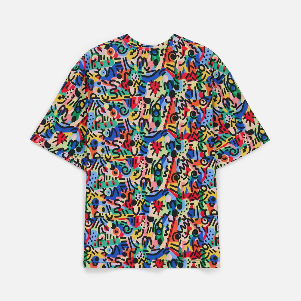 Футболка из бифлекса Morfiss с полной запечаткой на заказ, размер XL/XXL