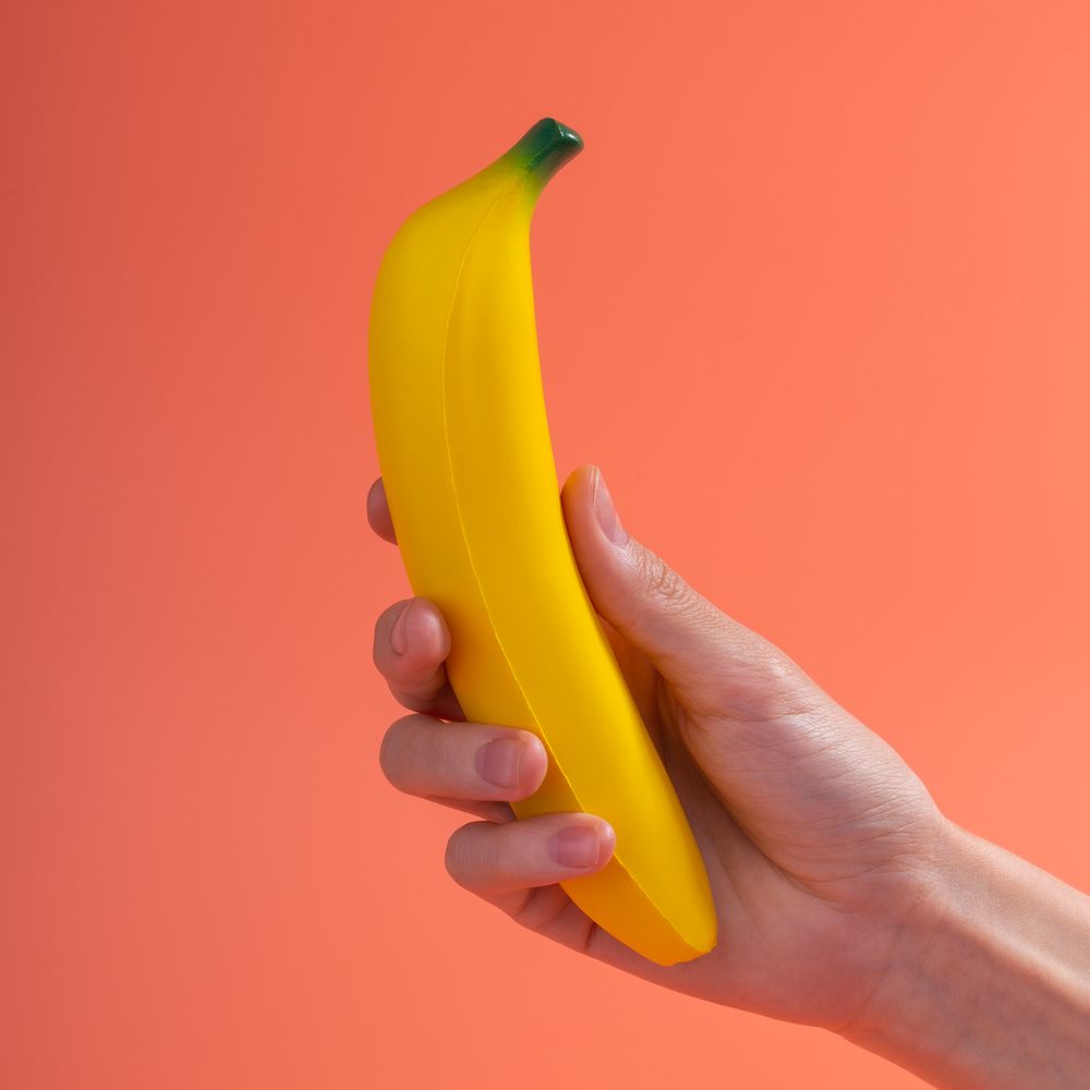 Сквиши-антистресс «Банан» фото на сайте Print Logo.