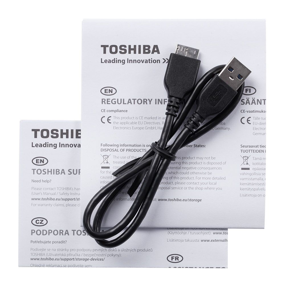 Внешний диск Toshiba Canvio, USB 3.0, 1Тб фото на сайте Print Logo.