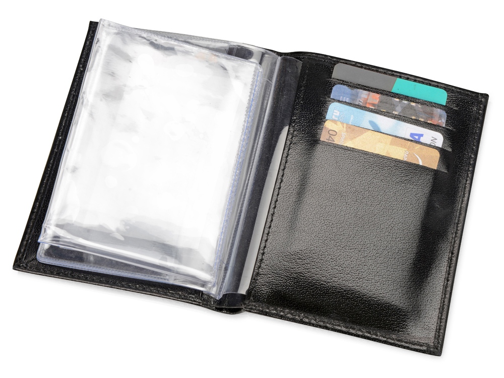 Бумажник для водительских документов, черный