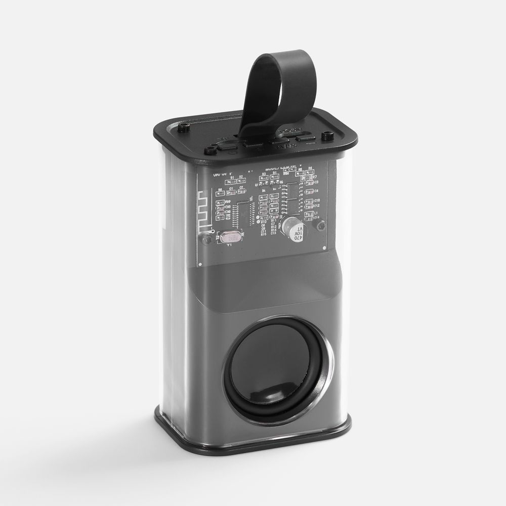 Bluetooth-колонка с подсветкой Groove с логотипом Uniscend | Print Logo