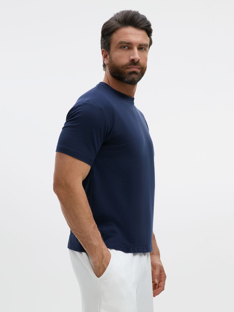 Футболка унисекс Durington, темно-синяя, размер M/L