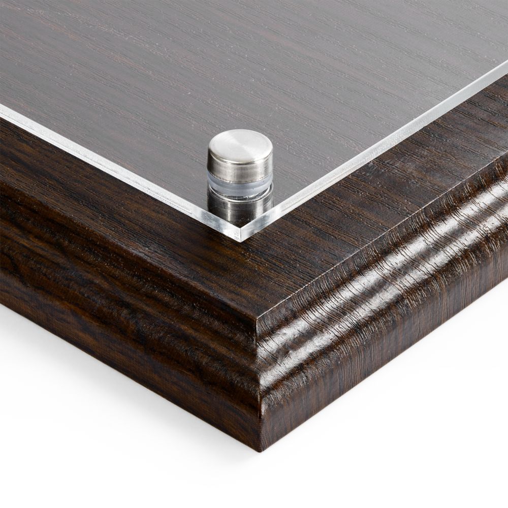 Плакетка Schwarzwald Аcrylic — пример нанесения логотипа (сделано в России) | Print Logo