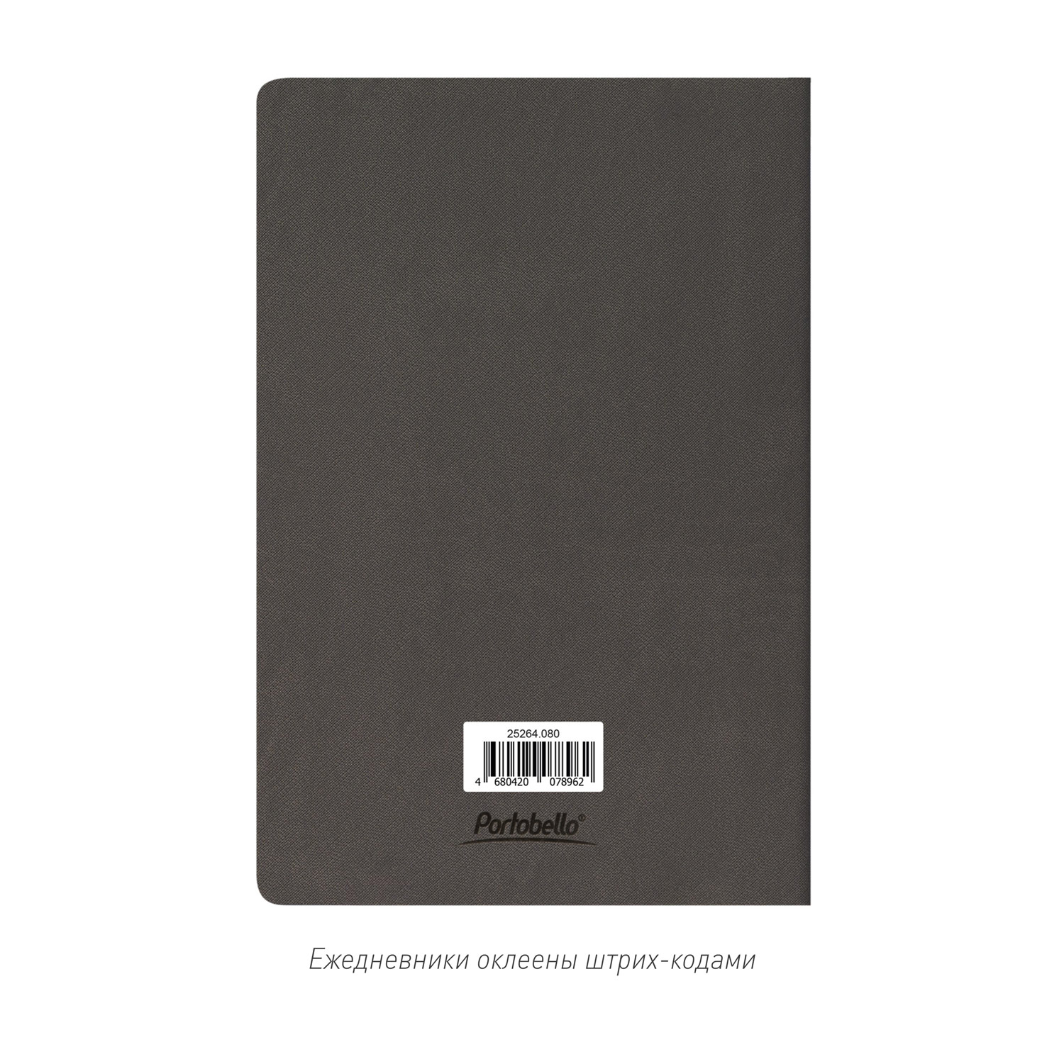 Блокнот Корса слим (Corsa slim), серый