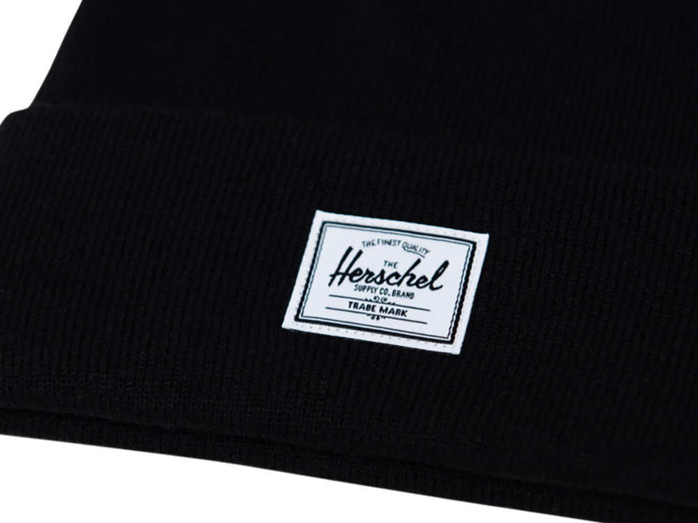 Шапка Herschel Elmer - сплошной черный