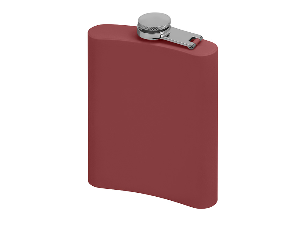 Фляжка 240 мл Remarque soft touch, 304 сталь, бургунди